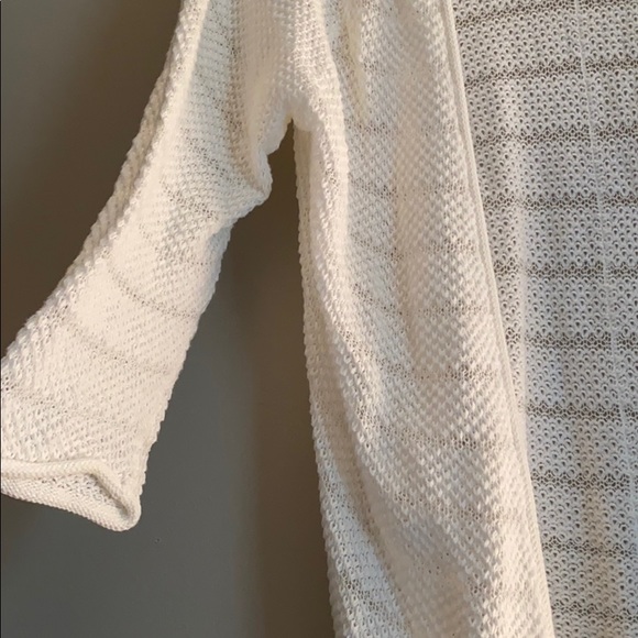 GapBody White Knit Cardigan Size M - Picture 2 of 3